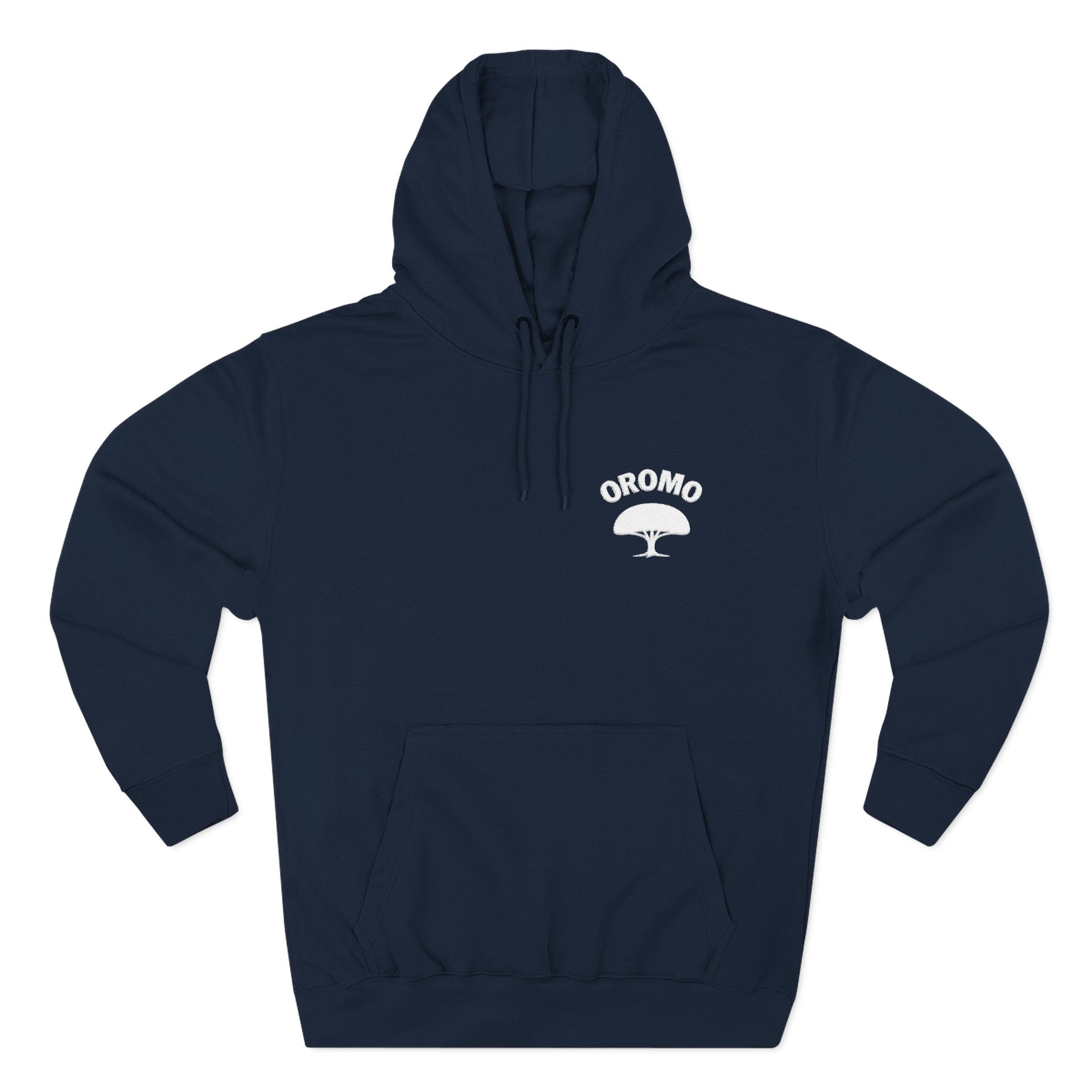 Oromo Tree Logo Hoodie — Cozy Fleece Pullover