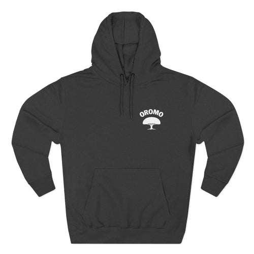 Oromo Tree Logo Hoodie — Cozy Fleece Pullover